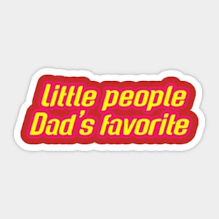 the little people Sticker